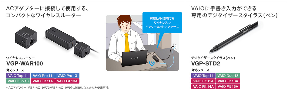 アクセサリー | VAIOパーソナルコンピューター | ソニー