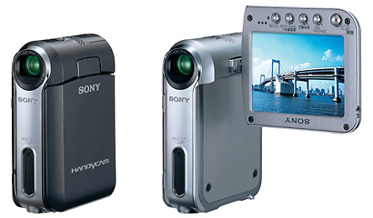 News and Information DV方式として世界最小・最軽量のコンパクト