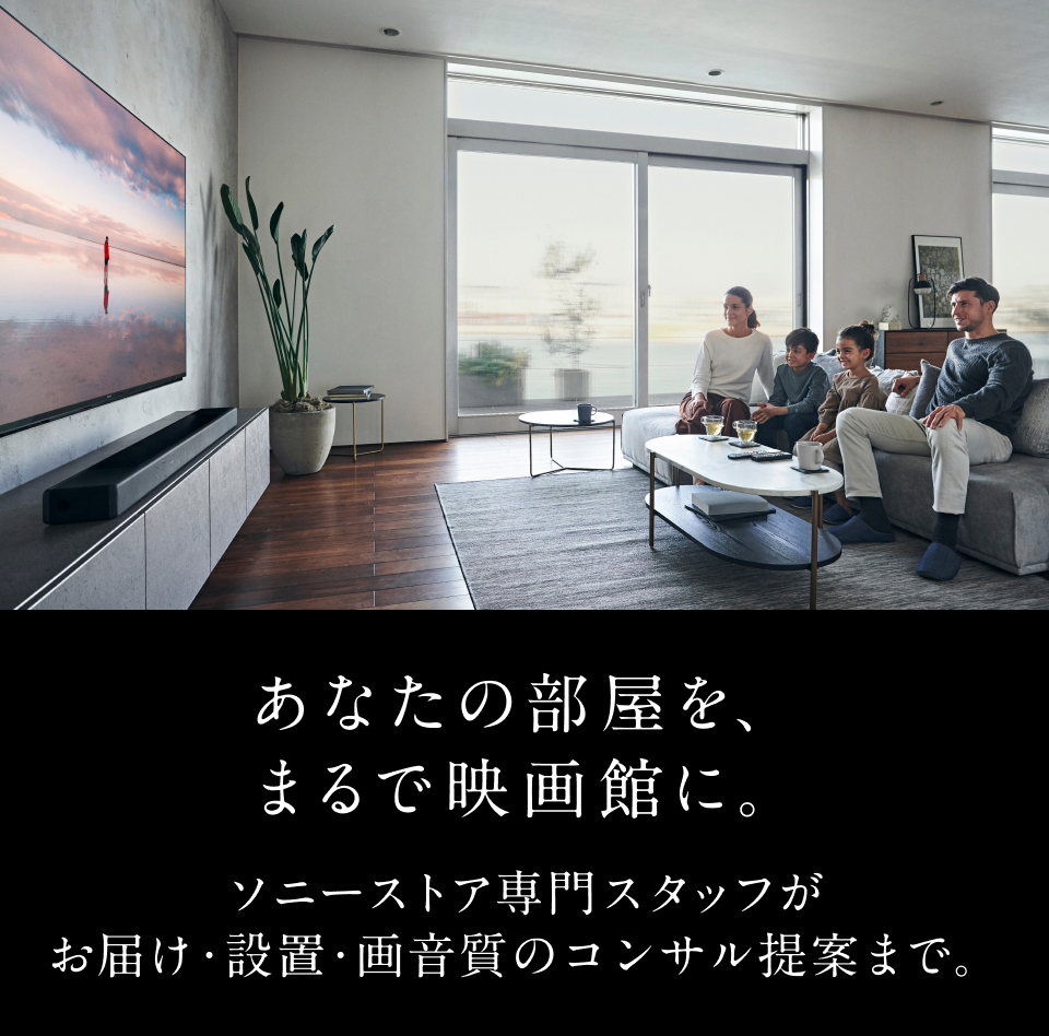 ソニーストア テレビ基本設置サービス | テレビ ブラビア | ソニー