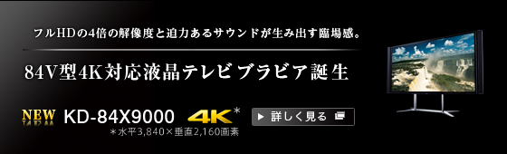 KD-84X9000 | テレビ ブラビア | ソニー