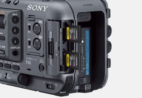 FX6 特長 : プロフェッショナルカメラ由来の機動力・信頼性