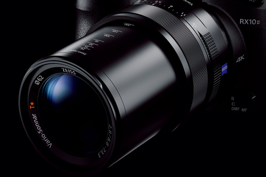 RX10II(DSC-RX10M2) 特長 : 全域F2.8の大口径ズームレンズとこだわりに