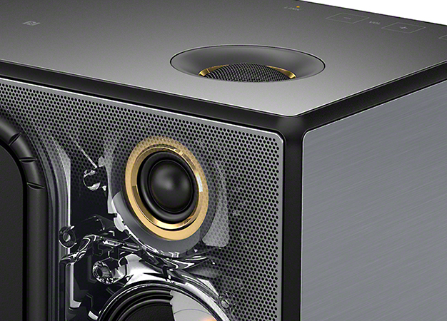 SRS-X99 特長 : 高音質 | アクティブスピーカー／ネックスピーカー