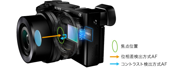 α6300 特長 : 決定的瞬間を逃さずものにするオートフォーカス