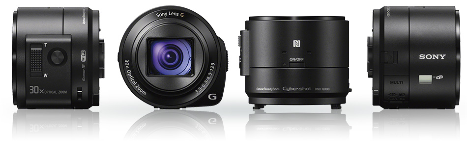 DSC-QX30 特長 : スマートなデザインとアクセサリー | デジタルスチル