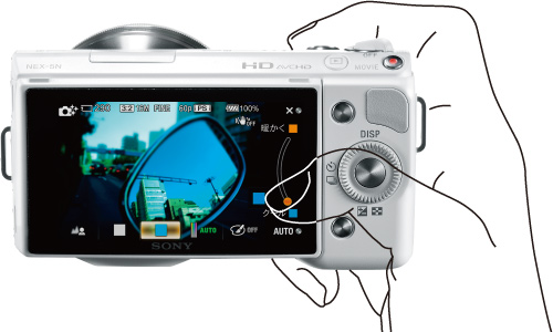 NEX-5NY 特長 : 直感的な操作 | デジタル一眼カメラα（アルファ） | ソニー