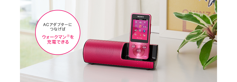 NW-S10/NW-S10Kシリーズ 特長 : NW-S13K S14K S15Kの付属スピーカーで