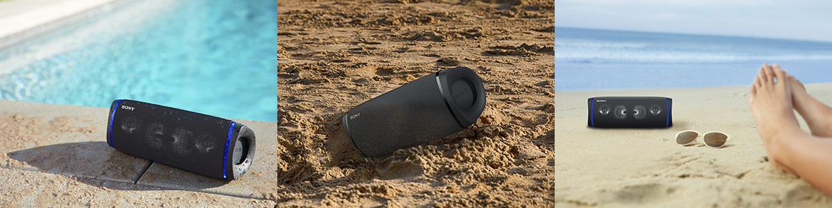 SRS-XB43 特長 : 便利機能 | アクティブスピーカー／ネックスピーカー