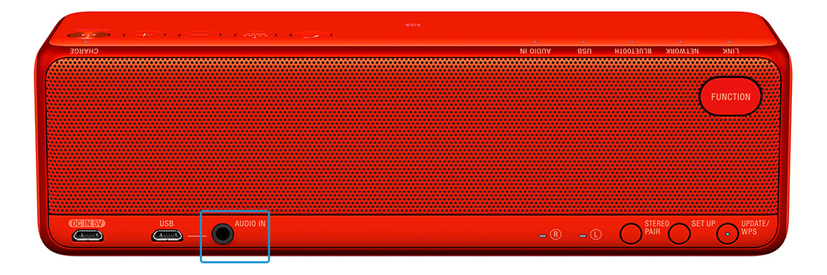 h.ear go（SRS-HG1） 特長 : 充実の基本機能 | アクティブスピーカー