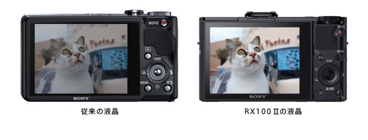 RX100II(DSC-RX100M2) 特長 : 自分らしさを表現できる操作性