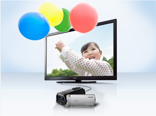 HDR-TD20V 特長 : 撮影後の楽しみ | デジタルビデオカメラ Handycam