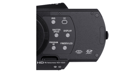 NEX-VG20 特長 : 動画作品を撮りきる | デジタルビデオカメラ Handycam