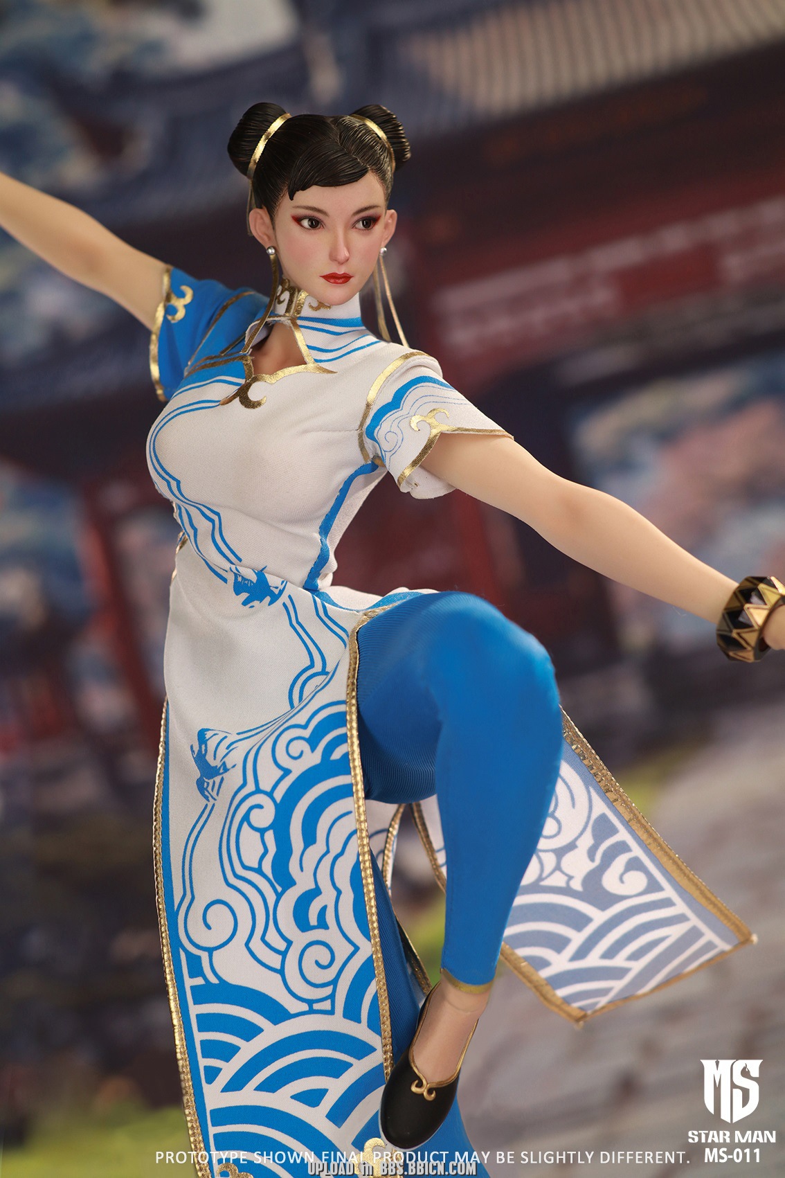 フィギュア専門店 -ソダチトイズ / STAR MAN 女格闘家 Chun-li （Blue