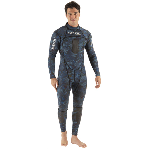 Seac 1.5mm Blue Sea Full Wetsuit for Men - Scuba