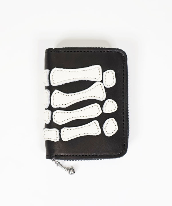 KAPITAL キャピタル THUMBS UP BONE HAND ZIP ミニウォレット - SE7EN