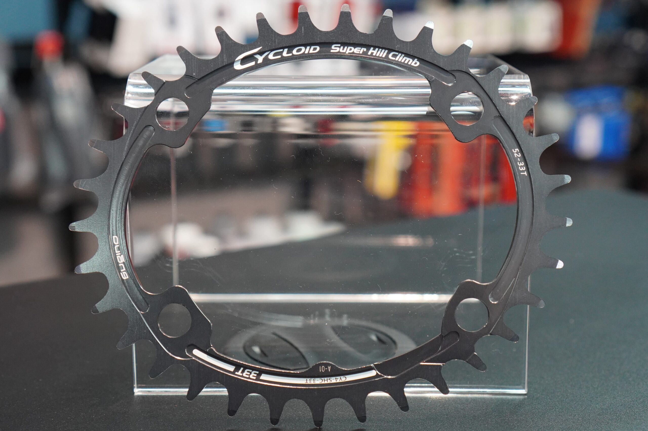 O.SYMETRIC 楕円チェーンリング 50/34T カンパ4アーム 11s用 O