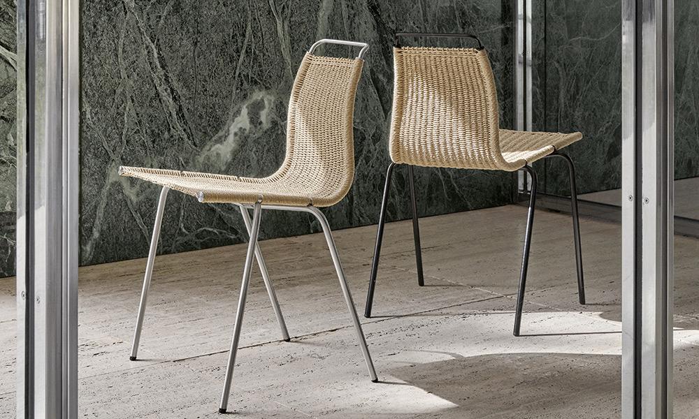 PK1 チェア / ナチュラル ペーパーコード ブラック脚Carl Hansen & Son