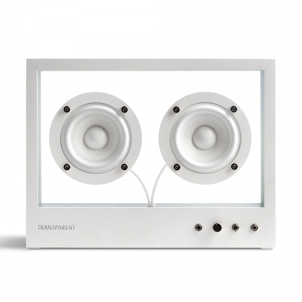 スモール トランスペアレントスピーカー / ホワイト TPS-02TRANSPARENT