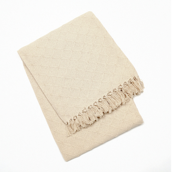 コットンブランケット アズレージョ / ナチュラルChicoracao（シ