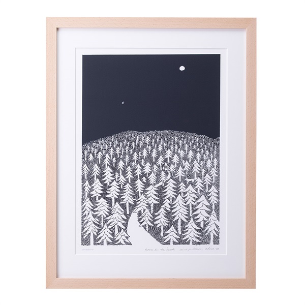 数量限定】HOUSE IN THE FOREST アートポスター 2026 A2 / フレーム