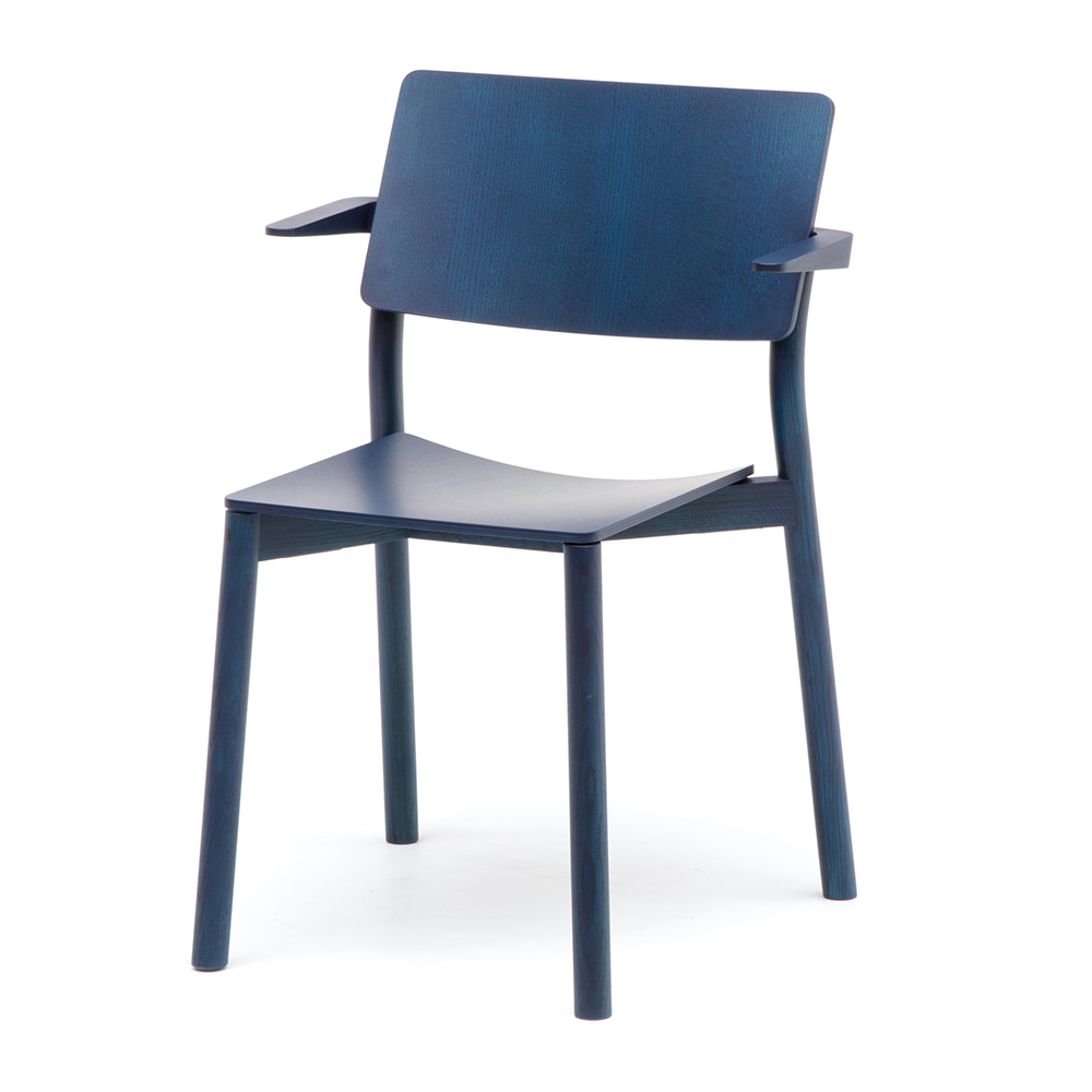 パノラマアームチェア / インディゴブルーKarimoku New Standard