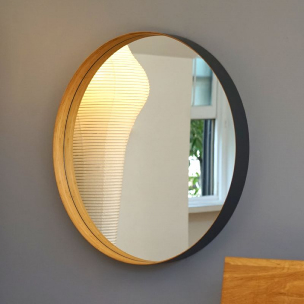 ZERO ミラーL φ58cm / ブラックTeori（テオリ） | 公式通販 家具・雑貨