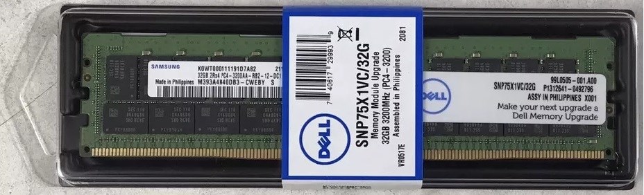 Kingston KSM32RD8/32HCR 32GB 3200MT/s DDR4 ECC CL22 DIMM 2Rx8 Memory