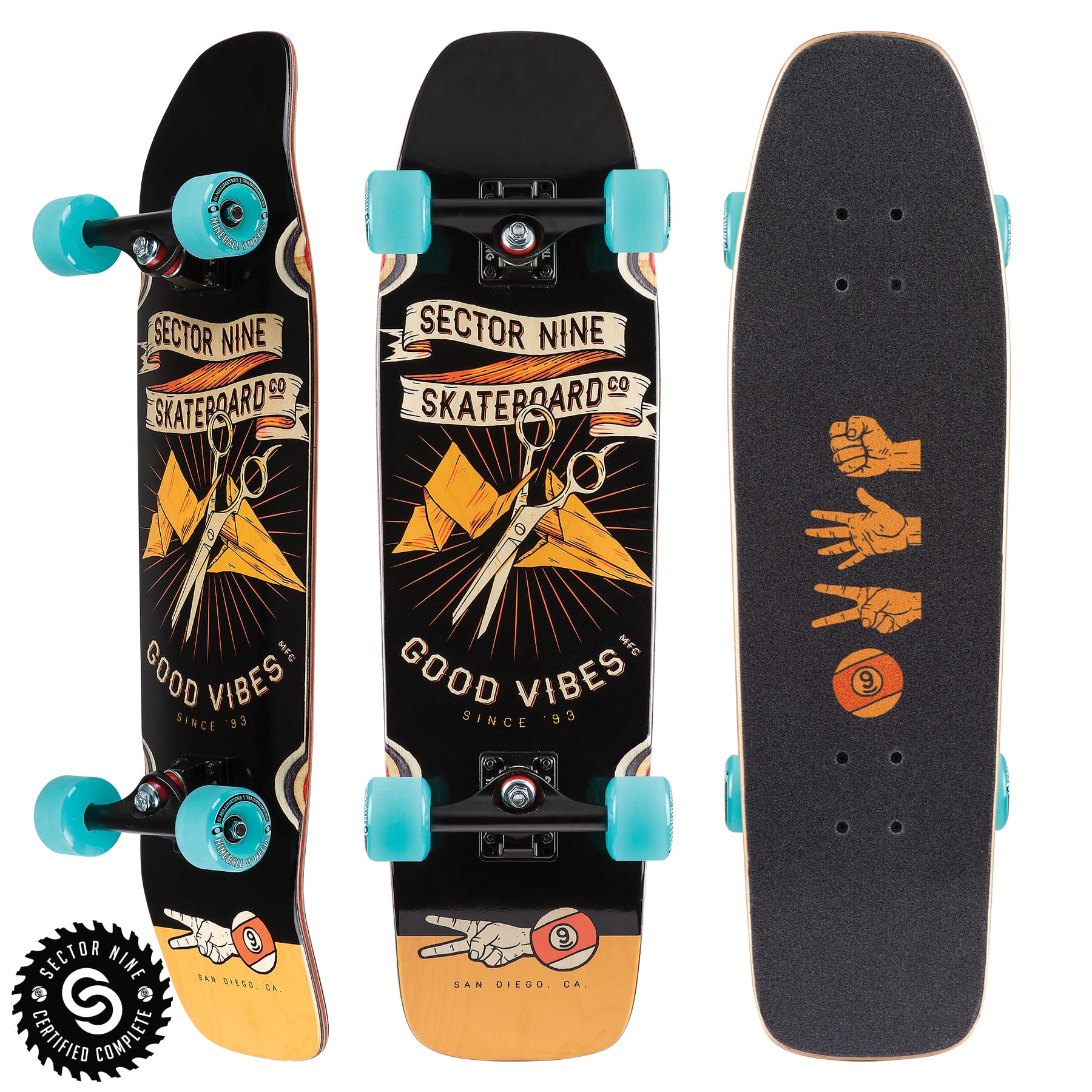 SECTOR 9 Cruiser series | ROSHAMBO NINETY FIVE