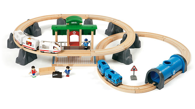 BRIOメトロシティトレインセット｜ブリオ木製玩具レールセット通販