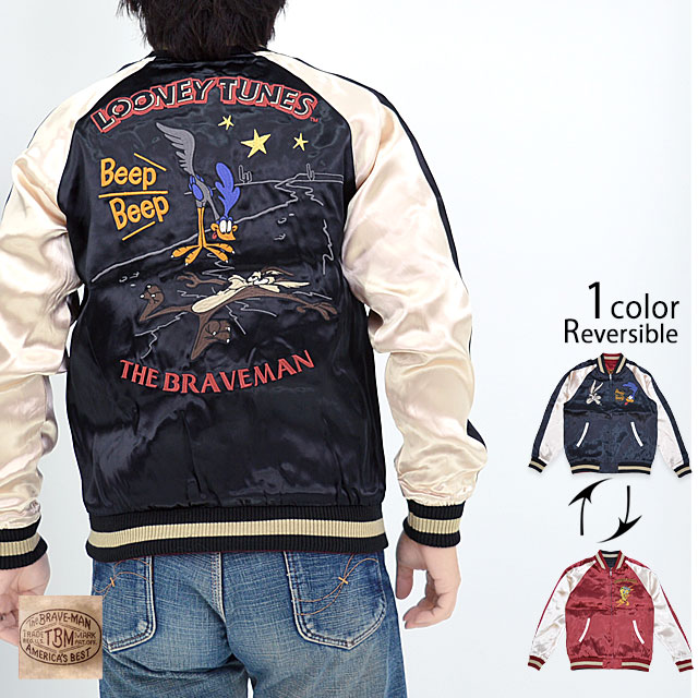 BR×LOONEYコラボ リバーシブルスカジャン The BRAVE-MAN LTB-2404