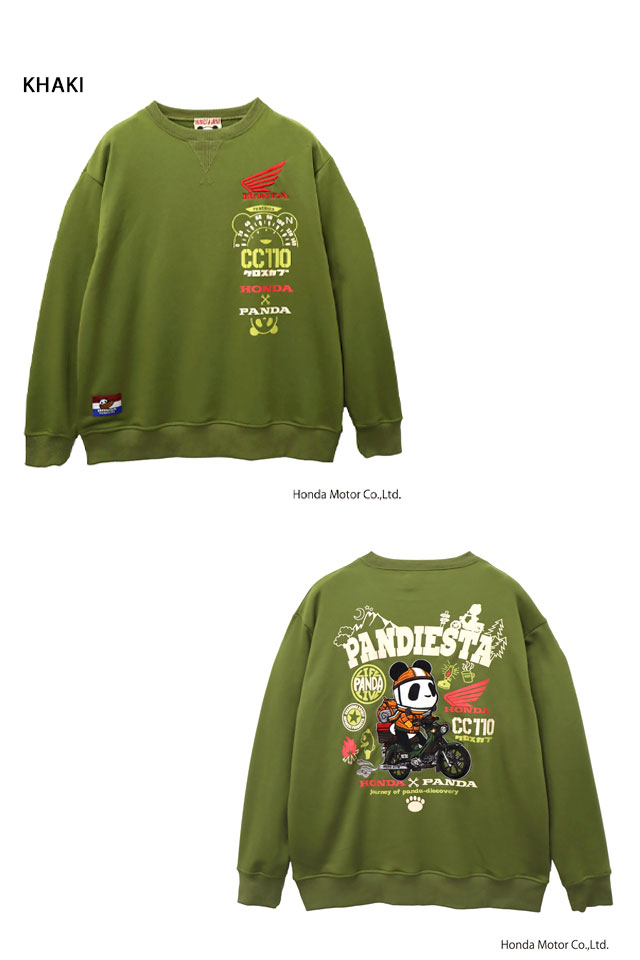 HONDA×PANDIESTA CROSS CUB110 スウェット PANDIESTA JAPAN 564503
