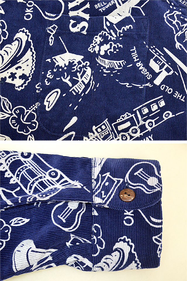 GOOD OLD DAYS」コーデュロイ長袖オープンシャツ SUN SURF SS29338