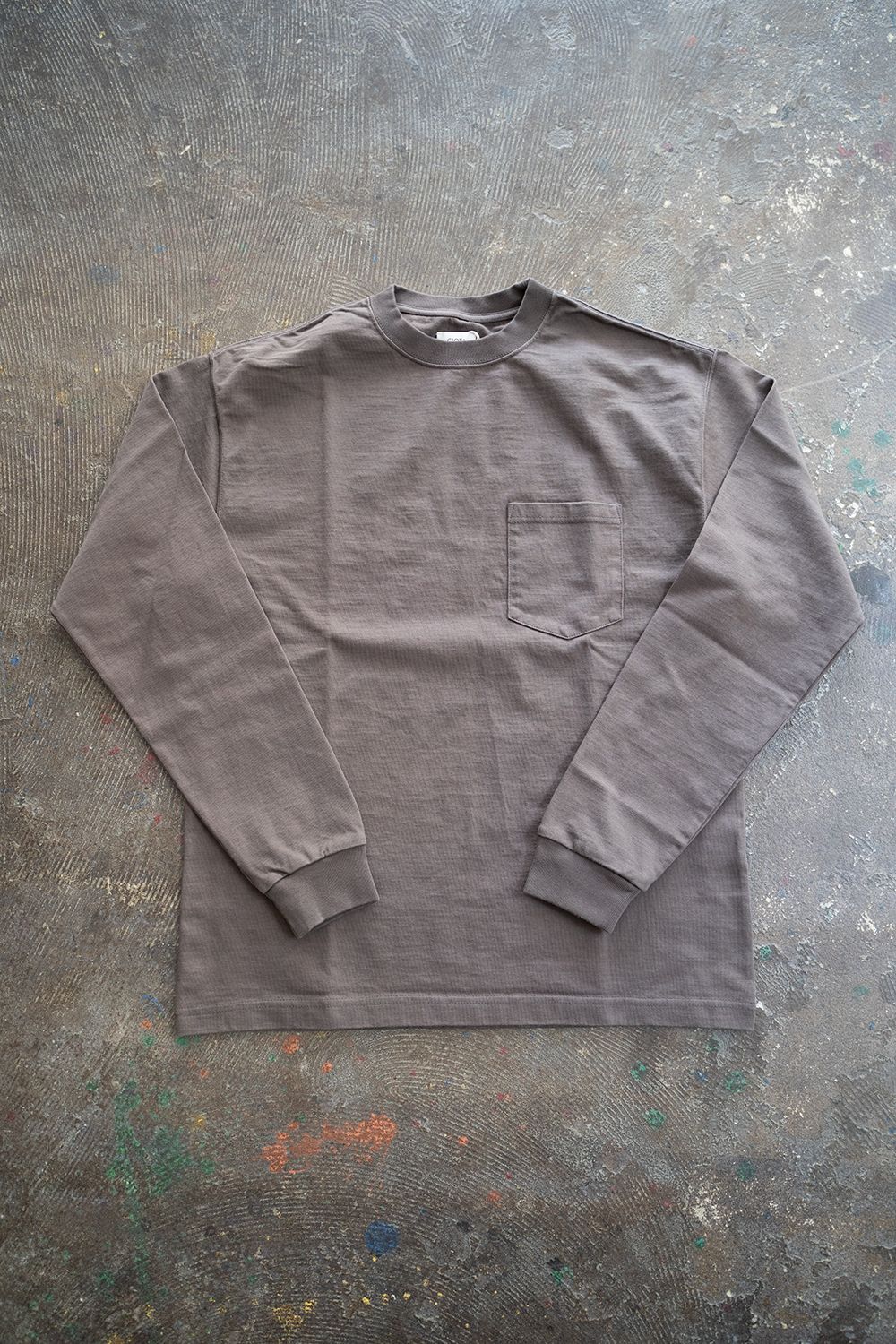 CIOTA - 【ラスト1点】スビンコットン10/-度詰吊り天竺ポケット付き