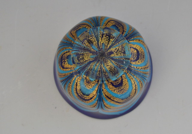 岩田久利作 ガラス盃 ガラス酒器 瑠璃金彩ガラス 酒盃Antique Sam's