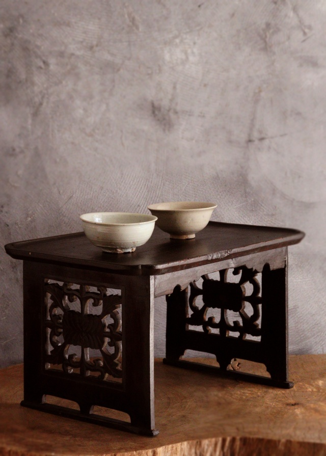 Antique Sam's Collection 花紋李朝膳 海州盤 ソバン ヘジュバン