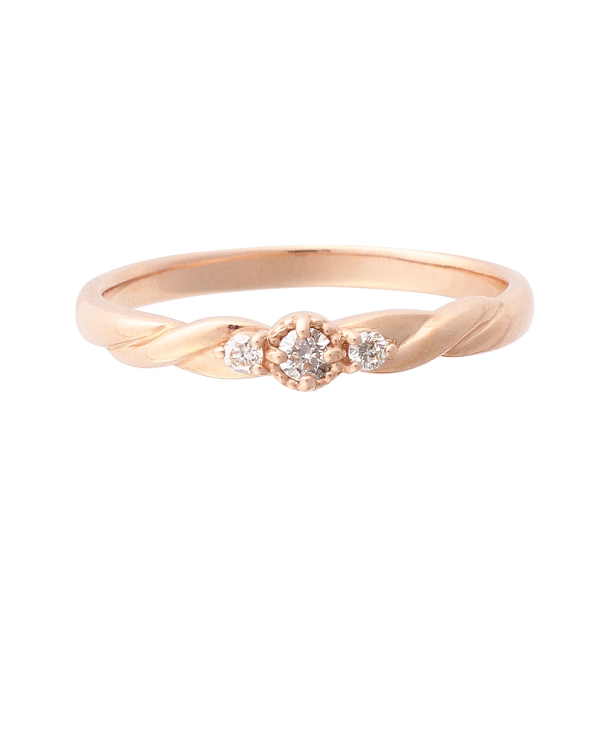 K10 PG ツイストリング(7号 K10 ピンク): Samantha Tiaraサマンサ