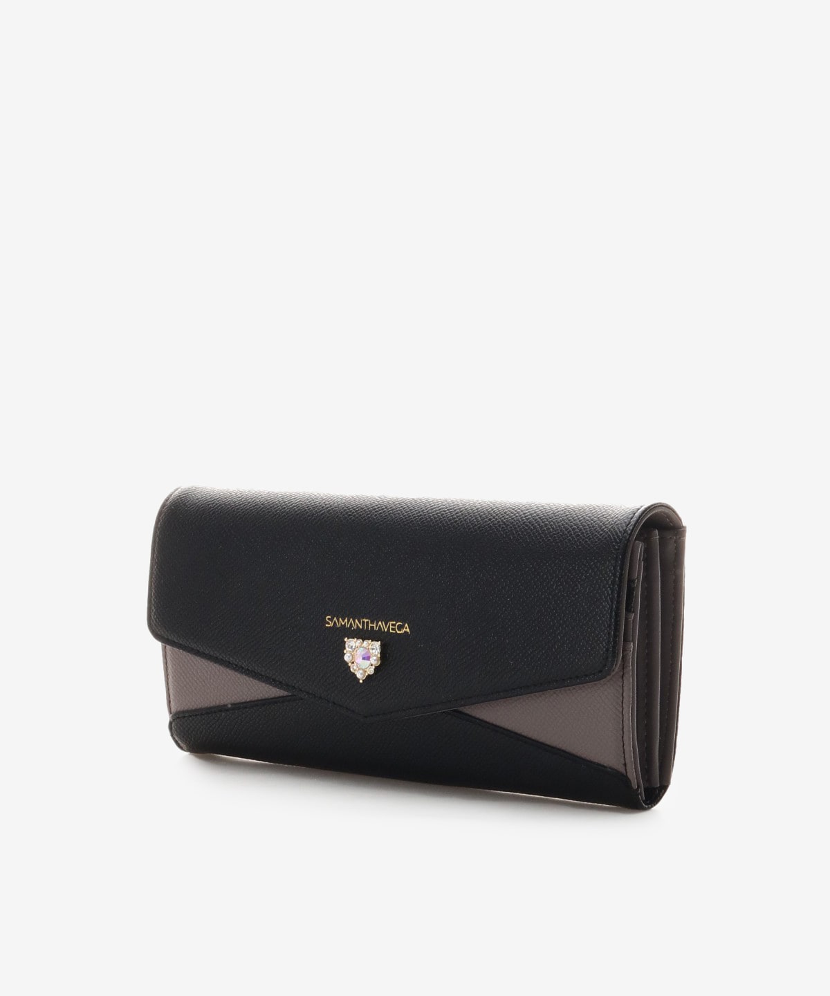 ハートビジュー付き長財布(FREE ブラック): SAMANTHAVEGAサマンサ