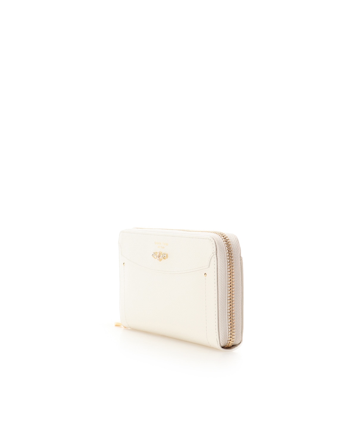 フラワーアーチ ラウンドジップ長財布(FREE ホワイト): Samantha