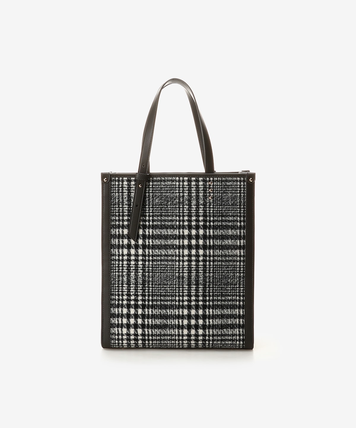 チェック縦型A4トートバッグ(FREE ブラック): SAMANTHAVEGAサマンサ