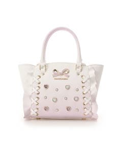 レースアップハートビジューグラデーションフラッター（ミニ）(FREE