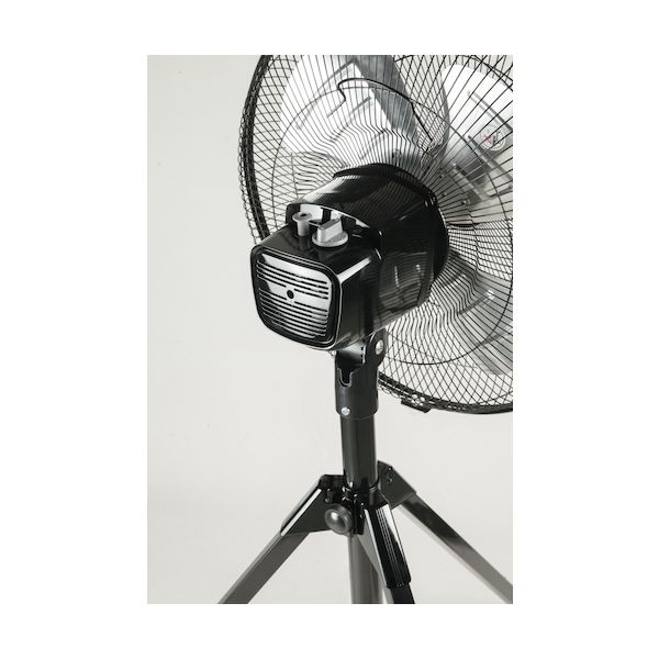 TRUSCO 全閉式工場扇 ジェネラルファン スタンドタイプ アルミハネ