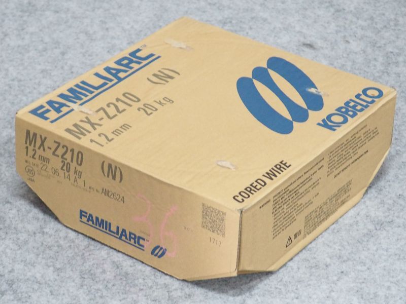 すみ肉・突合せ用フラックス入りワイヤ MX-Z210(N) 1.2mm-20kg 神戸