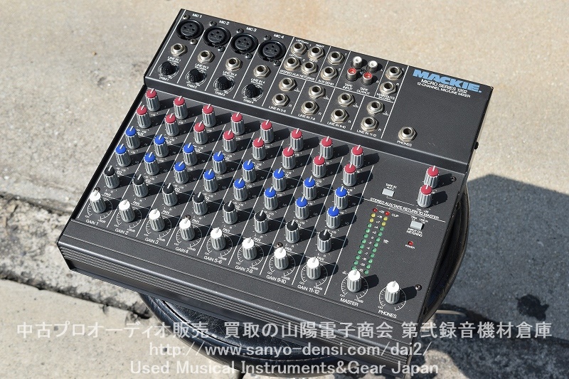 MACKIE マッキー 1202 12ch ミキサー｜中古 山陽電子商会 第弐録音機材