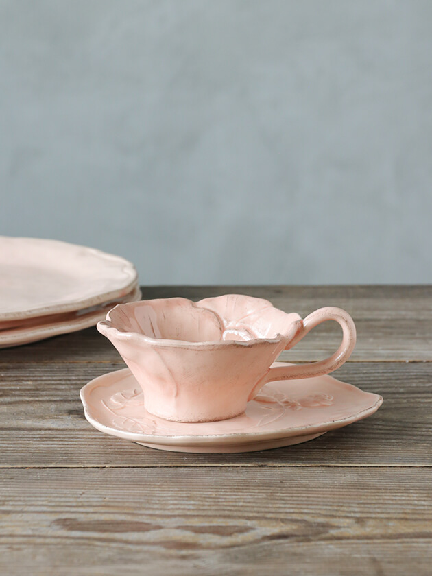 Virginia Casa ROMANTICA カップ＆ソーサー ピンク