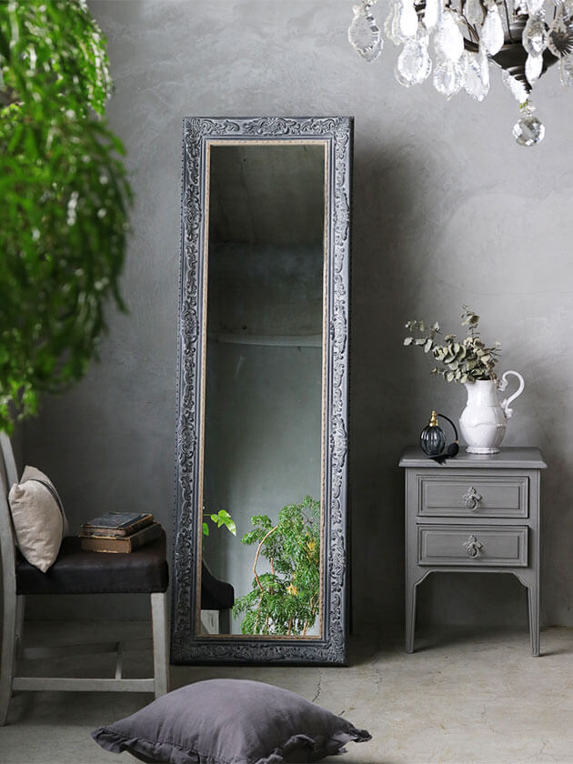 SGDスタンドミラーフェストコールグレー