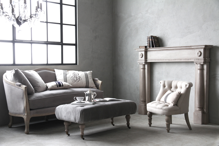 ClassicフレンチローチェアNinaナチュラルリネン