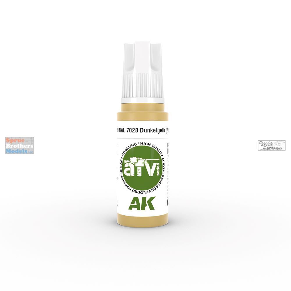 AKI011320 AK Interactive 3Gen Acrylic Paint 17ml - Dunkelgelb