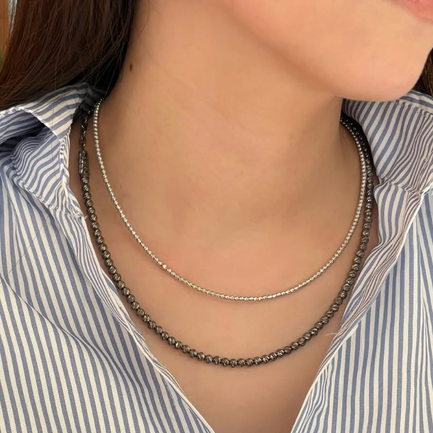 MIX LINK GLITTER NECKLACE(5SN0028)｜SJX公式ONLINE STORE