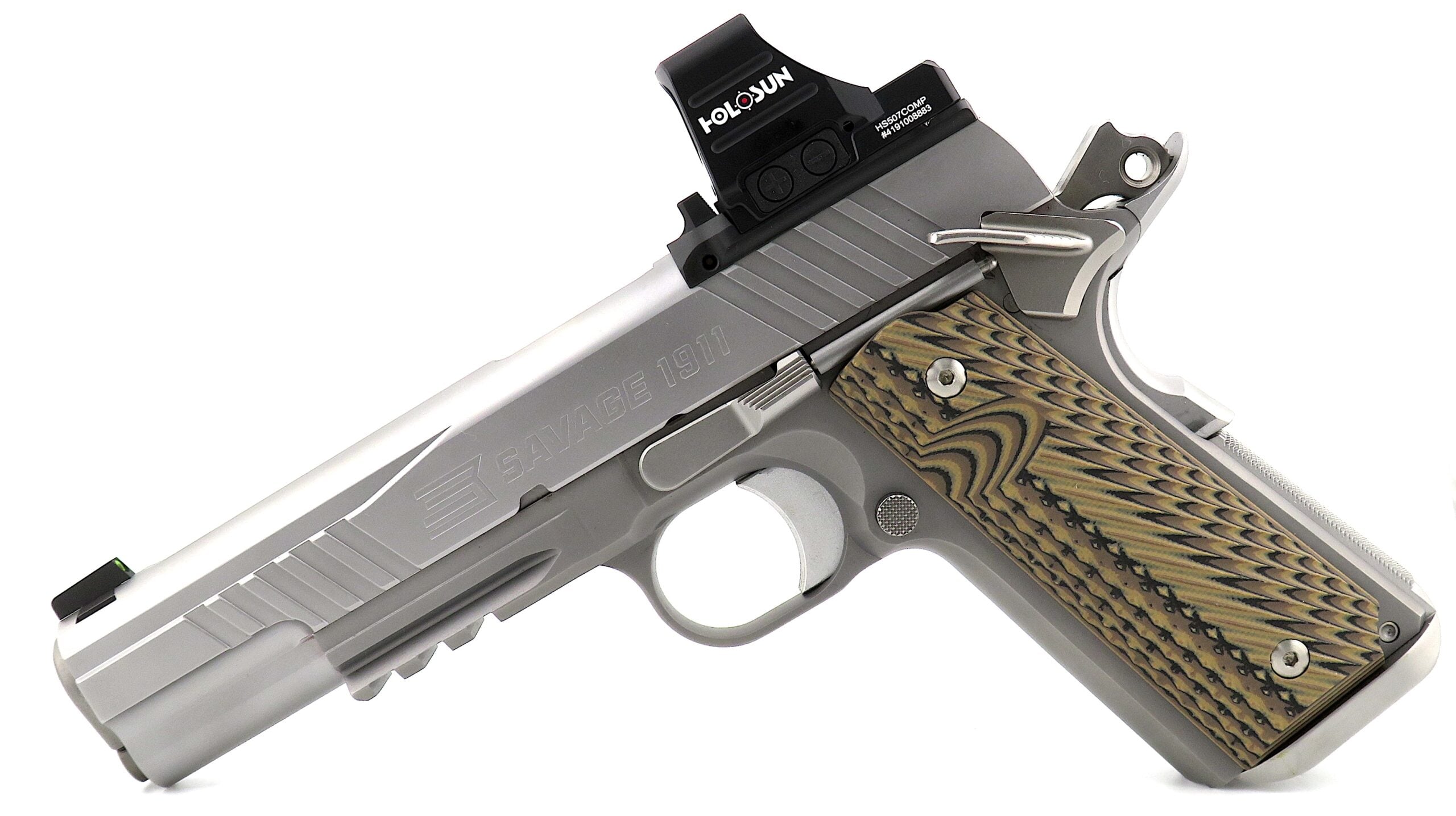 EXCLUSIVE OPTIC READY SAVAGE ARMS 1911 45ACP NIGHTHAWK CUSTOM IOS