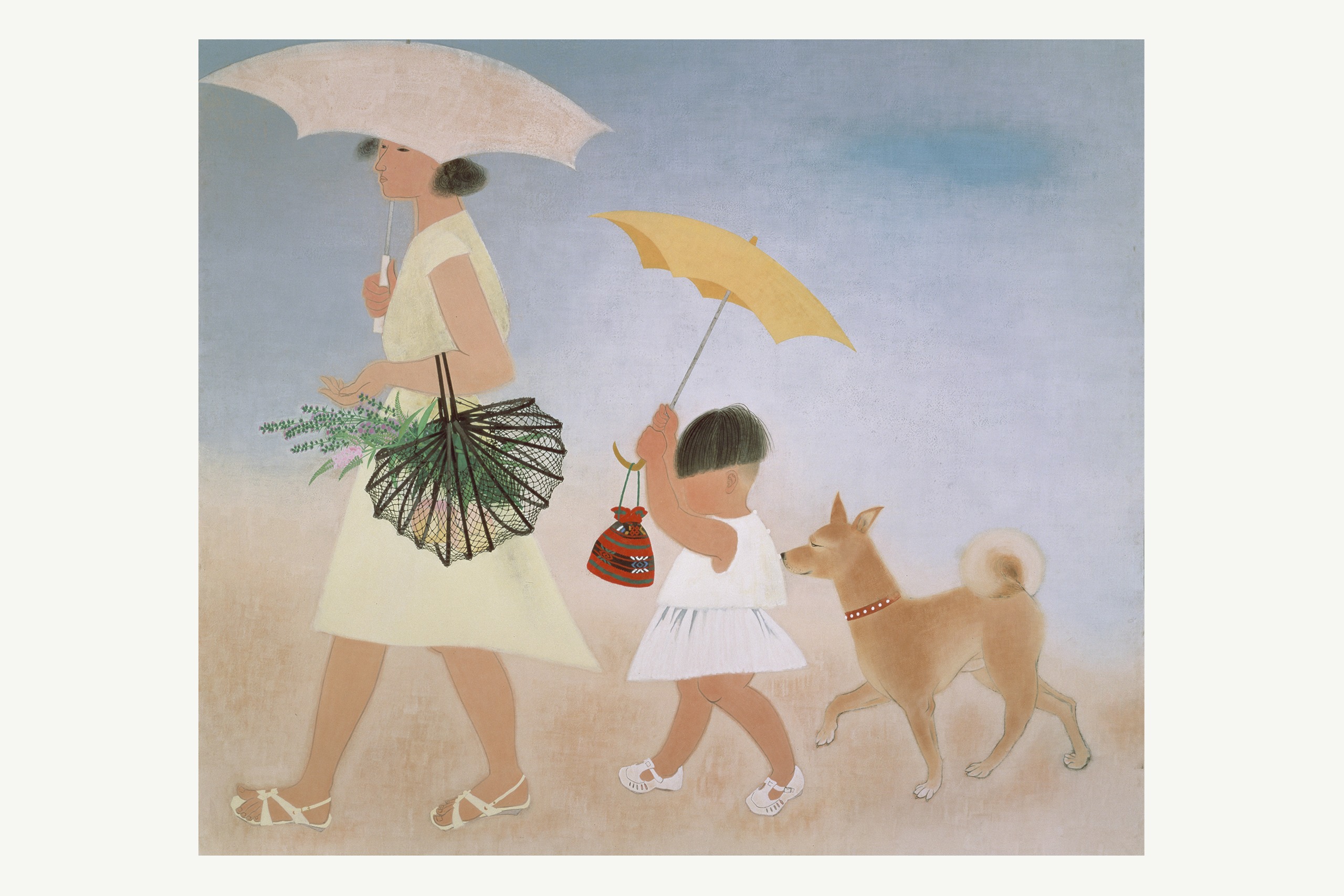 小倉遊亀【オグラユキ】1928年作胡瓜 滋賀県立近代美術館所蔵 陶額 レア品